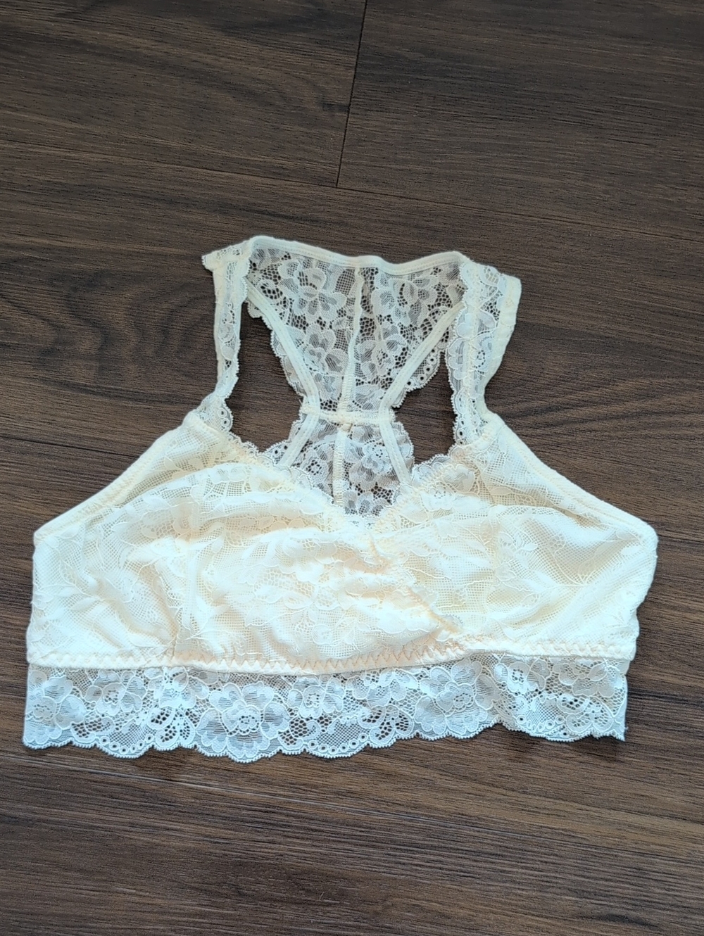 Motherhood Maternity Cream Lace Bralett
